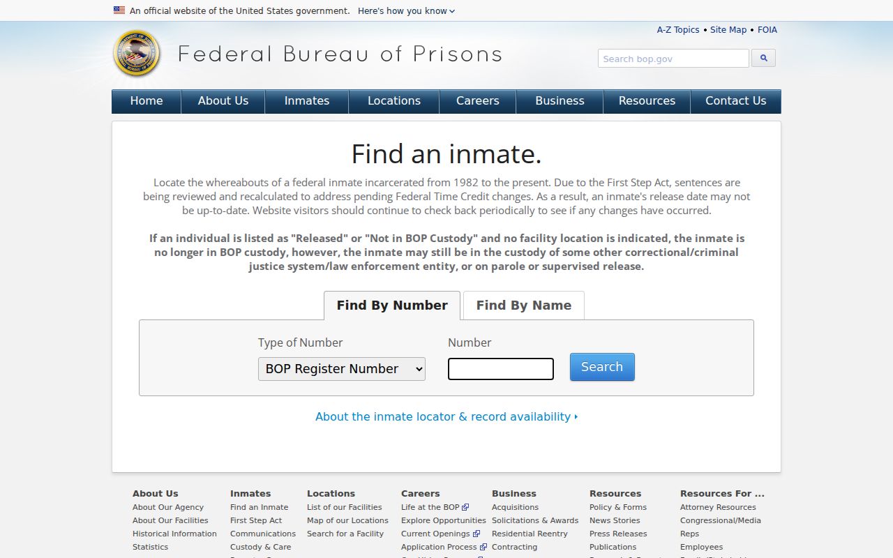 Dodge County criminal history federal custody locator