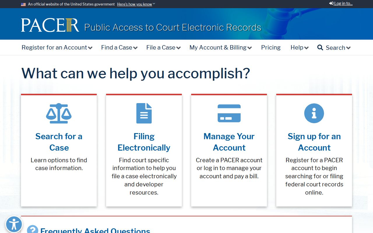 Dodge County criminal records PACER docket access
