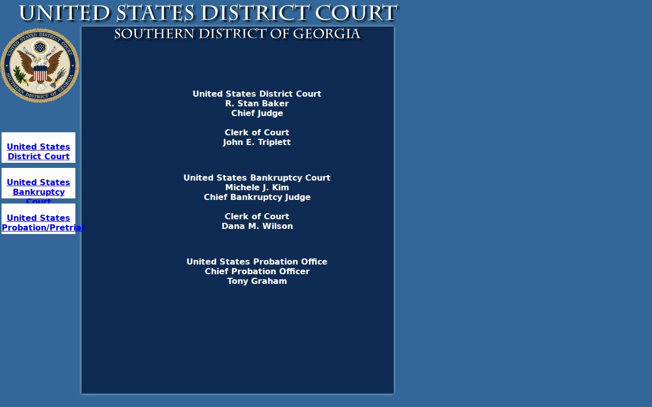 Dodge County criminal history Southern District federal court