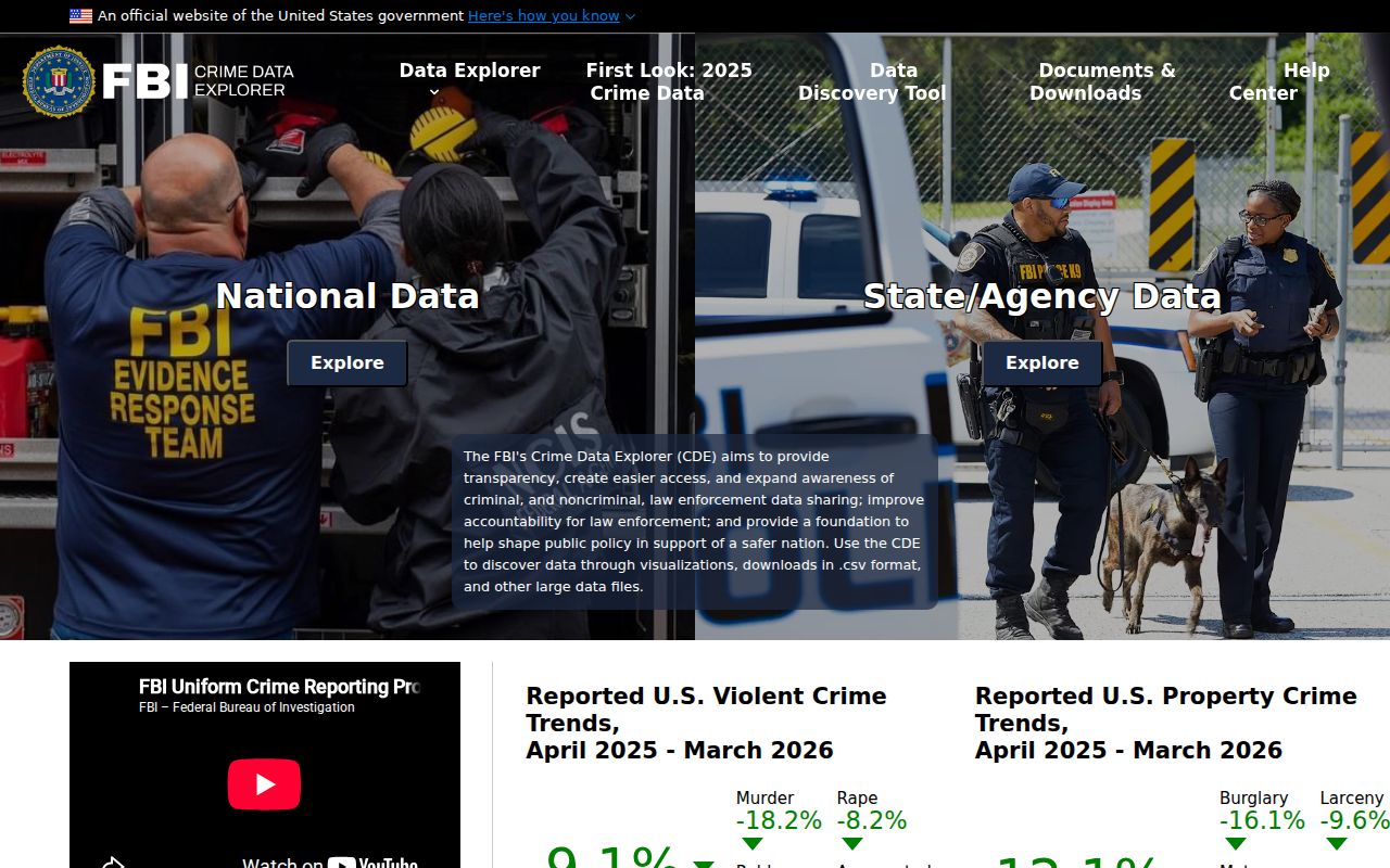 Dodge County sex offense crime data interface
